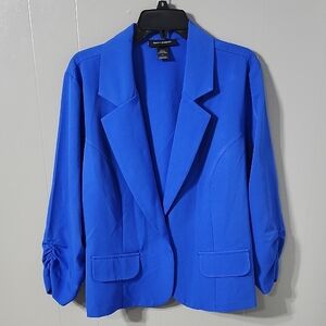 Ashley Stewart Vibrant Blue Blazer